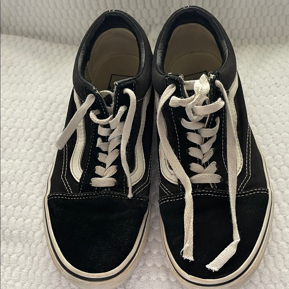 Vans Black and White Sneakers